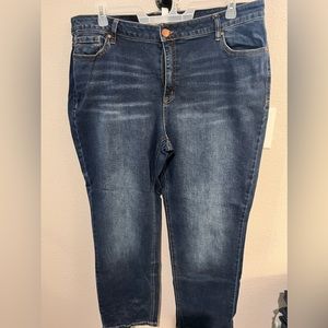 Lane Bryant size 24 crop jeans
